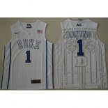 Maillot Basket NCAA Kyrie Irving Cuello 1 Blanc