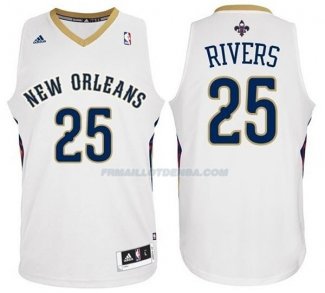 Maillot Basket New Orleans Pelicans Rivers 25 Blanco
