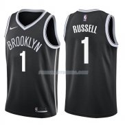 Maillot Brooklyn Nets D'angelo Russell Icon 2017-18 1 Negro