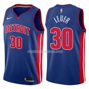 Maillot Detroit Pistons Jon Leuer Icon 2017-18 30 Azul