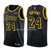 Maillot Los Angeles Lakers Bryant Ciudad 24 Negro