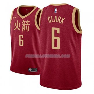 Maillot Los Angeles Lakers Gary Clark Ciudad 2018-19 Rouge