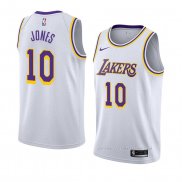 Maillot Los Angeles Lakers Jemerrio Jones Association 2018-19 Blanc