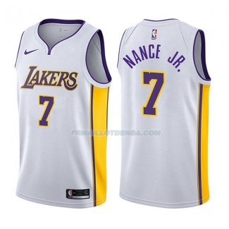 Maillot Los Angeles Lakers Larry Nance Jr. Association 2017-18 7 Blancoo