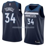 Maillot Minnesota Timberwolves Jared Terrell Icon 2018 Bleu.