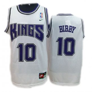 Maillot Basket Sacramento Kings Bibby 10 Blanc
