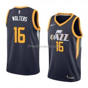 Maillot Utah Jazz Nate Wolters Icon 2018 Bleu