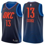 Maillot Basket Authentique Oklahoma City Thunder George 2017-18 13 Bleu