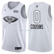 Maillot All Star 2018 New Orleans Pelicans Demarcus Cousins 0 Blanc