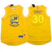 Maillot Basket Basket Authentique Golden State Warriors Curry 30 Jaune