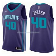 Maillot Charlotte Hornets Cody Zeller Statehombret 2017-18 40 Violeta