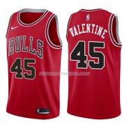 Maillot Chicago Bulls Denzel Valentine Icon 2017-18 45 Rojo