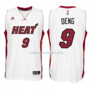 Maillot Basket Miami Heat Deng 9 Blanco
