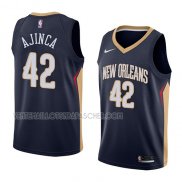 Maillot New Orleans Pelicans Alexis Ajinca Icon 2018 Bleu