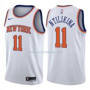 Maillot New York Knicks Frank Ntilikina Association 2017-18 11 Blancoo