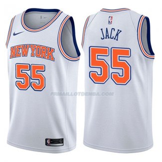 Maillot New York Knicks Jarrett Jack Statehombret 2017-18 55 Blancoo