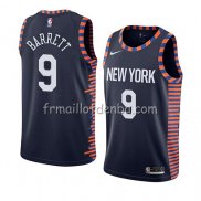 Maillot New York Knicks R.j. Barrett Ciudad 2019-20 Noir
