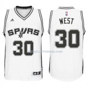 Maillot Basket San Antonio Spurs West 30 Blanco