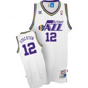Maillot Basket Utah Jazz Stockton 12 Blanc