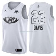 Maillot All Star 2018 New Orleans Pelicans Anthony Davis 23 Blanc