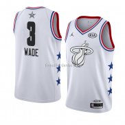 Maillot All Star 2019 Miami Heat Dwyane Wade Blanc