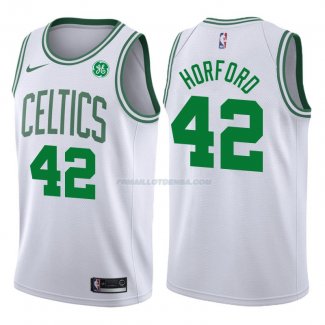 Maillot Basket Authentique Boston Celtics Horford 2017-18 42 Blanc