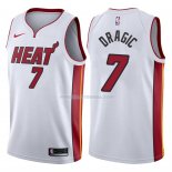 Maillot Basket Authentique Miami Heat Dragic 2017-18 7 Blanc