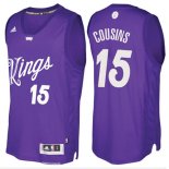 Maillot Basket Noel Day Sacramento Kings Cousins Purpura