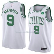 Maillot Boston Celtics Brad Wanamaker Association 2018 Blanc Blanc