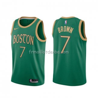 Maillot Boston Celtics Jaylen Brown Ville 2019-20 Vert