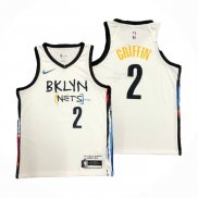 Maillot Brooklyn Nets Blake Griffin NO 2 Ville 2020-21 Blanc