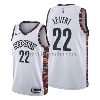 Maillot Brooklyn Nets Caris Levert Ville 2019-20 Blanc