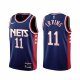 Maillot Brooklyn Nets Kyrie Irving NO 11 Ville 2021-22 Bleu