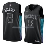 Maillot Charlotte Hornets Arnoldas Kulboka Ciudad 2018 Noir