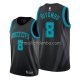 Maillot Charlotte Hornets Bismack Biyombo Ville Edition Noir