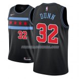 Maillot Chicago Bulls Kris Dunn Ciudad 2018-19 Noir