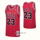 Maillot Chicago Bulls Michael Jordan NO 23 1997-98 NBA Finals Mitchell & Ness Rouge