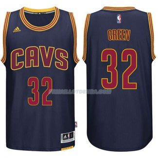 Maillot Cleveland Cavaliers Jeff 2017-18 Verde Alternate 2017-18 32 Azul