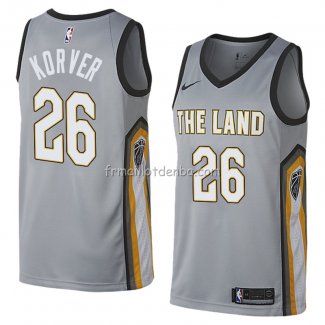 Maillot Cleveland Cavaliers Kyle Korver Ville 2018 Gris