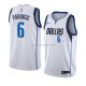 Maillot Dallas Mavericks Kristaps Porzingis Association 2018-19 Blanc