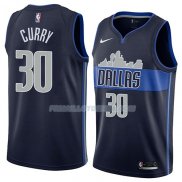 Maillot Dallas Mavericks Seth Curry Statement 2018 Bleu