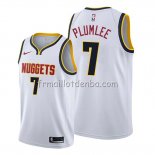 Maillot Denver Nuggets Mason Plumlee Association 2019-20 Blanc