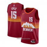 Maillot Denver Nuggets Nikola Jokic Ville 2020-21 Rouge