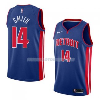 Maillot Detroit Pistons Ish Smith Icon 2018 Bleu