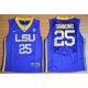 Enfants Maillot Basket NCAA Ben Simmons 25 Purpura