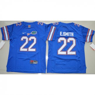 Enfants Maillot Basket NCAA E.Smith 22 Bleu