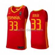 Maillot Espagne Javier Beiran 2019 FIBA Baketball World Cup Rouge