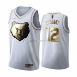 Maillot Golden Edition Memphis Grizzlies Ja Morant Blanc