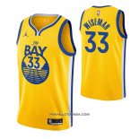 Maillot Golden State Warriors James Wiseman Statement 2020 Jaune