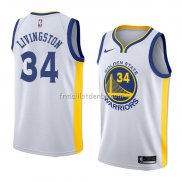 Maillot Golden State Warriors Shaun Livingston Association 2018 Blanc